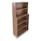 Union & Scale Essentials Laminate Bookcase, Five-Shelf, 35.8 x 14.9 x 72, Espresso UN56975 - alternate 1